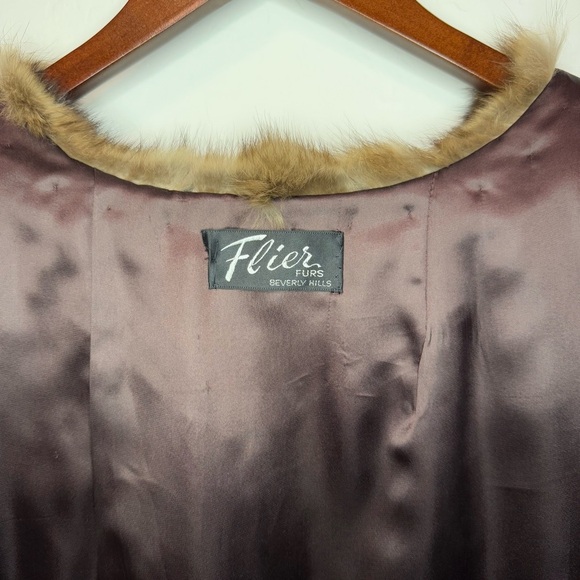 Flier Furs Beverly Hills Custom Russian Sable Gilet/Vest Women’s Size M - Picture 6 of 8